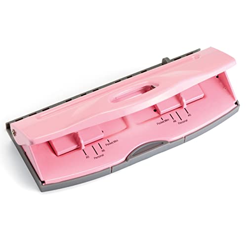 Officemate Adjustable 6Hole Punch for Planners and Binders, 8 Sheet