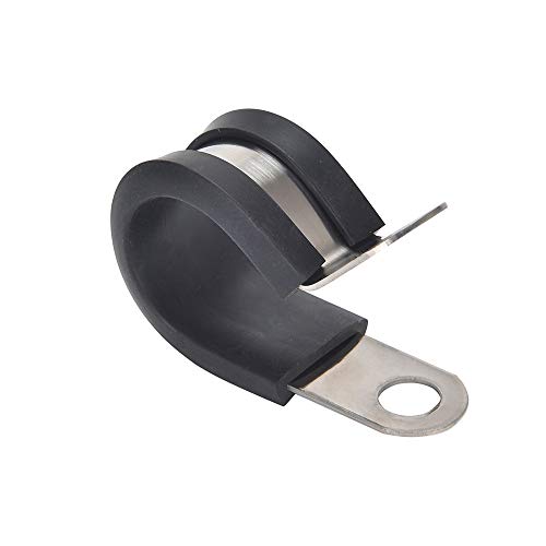 Solarman 20 Pack 7/8 Inch Stainless Steel Cable Clamp, Pipe clamp,Metal