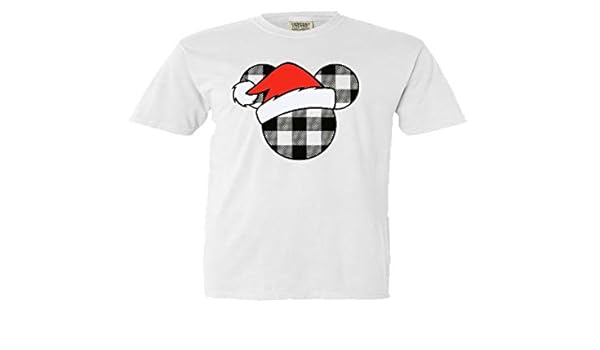 plaid mickey mouse hat