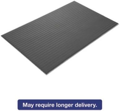 Crown Tuff-Spun Foot Lover Anti-Fatigue Rib Mat, PVC, 36 x 24, Gray