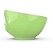 FIFTYEIGHT PRODUCTS TASSEN Porcelain Bowl, Happy Face Edition, 16 oz. Light Green, (Single Bowl) for Serving Cereal, Soup