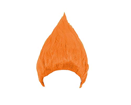 Cosplay.fm Pure Troll Wig for Men Cosplay Party (Orange)