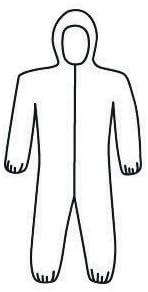 West Chester 3X White PosiWear M3 5-Layer SSMS Polypropylene Disposable Breathable Advantage Coveralls With Front Zipper Closure And Elastic Waistband
