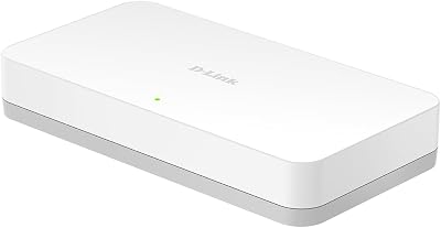 D-Link GO-SW-8G/E 8-Port Gigabit Ethernet Desktop Switch White/Grey