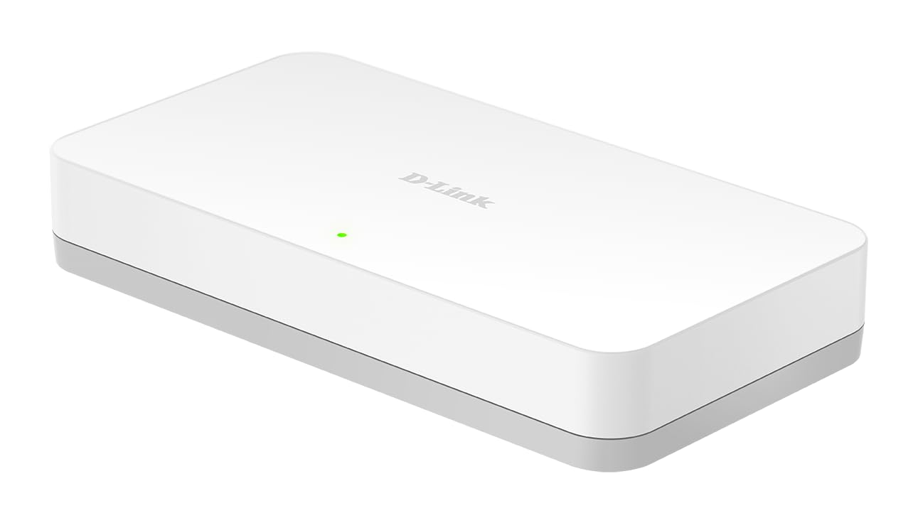 D-Link GO B/W 8G/E 8-Port Gigabit Easy Desktop Switch White/Grey