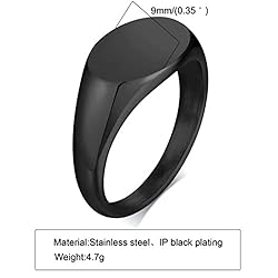 Stainless Steel Classical Simple Plain Oval Shape
