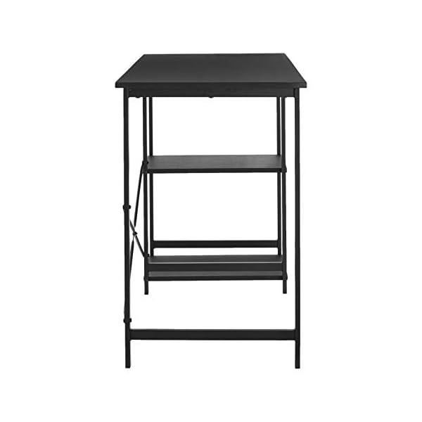 Amazon Basics Classic Home Office Computer Desk With Shelves 29.5 x