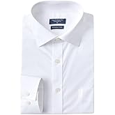 Year In Year Out Wrinkle Free Dress Shirt for Men Regular Fit Long Sleeve Wrinkle Resistant Shirt