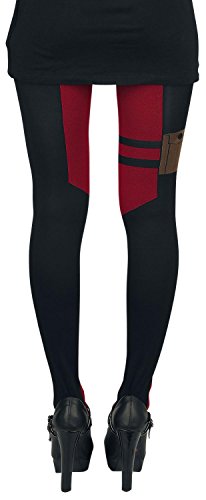 Marvel Comics Deadpool Suit Up Costume Sheer Tights - Image 3
