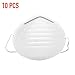 Disposable Respirator Face Breathing Safety Face Masks - Dust & And Clean Air Filter - Non-Toxic Dust, Pollen, Sawdust, Pollution, Smoke, Garage Dust And General Household Dust (10ct Box)