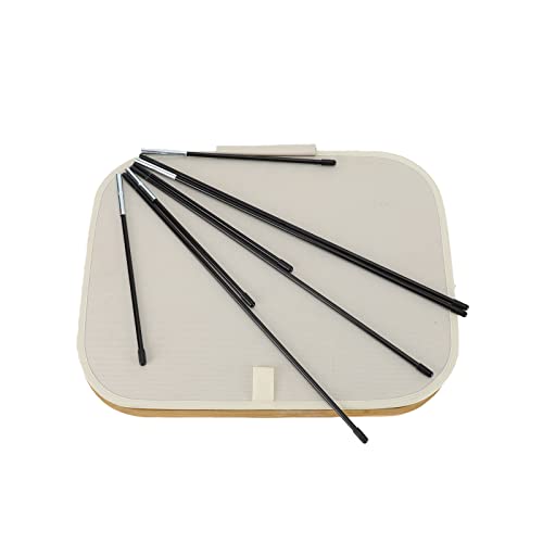 CINWEN Laundry Basket with Lid, 105L Large Laundry Collector Storage Basket Removable Washable Laundry Bags, Foldable Big Laundry Sorter Made of Bamboo and Oxford Fabric for Bedrooms, Bathroom