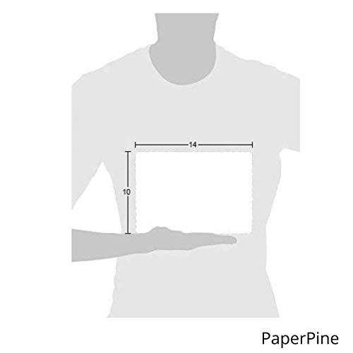 Rectangle Disposable Paper Placemat (100 Pack) 10 x 14 Inches White