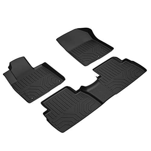 KIWI MASTER Floor Mats Compatible for 2019 2020 Hyundai Santa Fe Accessories 5 Passenger Models