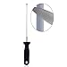 Knife Sharpening Steel Sharpener Rod Honing Steel Kitchen Dining Tool Small Appliances Specialty Appliances Black Plastic Handle 12.8 Inch ( 8 Inch Rod)