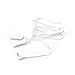 Ujuuu 2 Pack 2.5mm Plug Ear Clip Electrode Lead Wires, Electrode Wirs Ear Clamp for Tens Unit Cables Replacement
