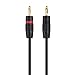 Cable Matters Heavy Duty 12 AWG Oxygen-Free Bare Copper Banana Plug Speaker Cable 6 Feet