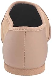 Bloch Girl's Neo-Flex Slip On Jazz Shoe, Tan, 11