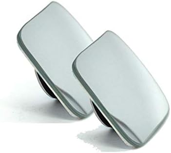 Pictury 1 Pair Blind Spot Mirrors, Large SizeRectangular Curved Small Round Mirror Car Rearview Mirrors Borderless Blind Spot Mirrors for Cars For Motorcycles, Trucks, Snowmobiles