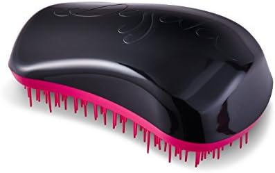Dessata Detangling Hairbrush Black- Hot Pink