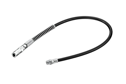 ARES 71043 | 24-inch Grease Gun Flex Hose | Working Pressure of 4,500 PSI and Burst Pressure of 10,000 PSI | Coil Spring Provides Non-Slip Grip and Prevents Kinking | Standard Coupler Included