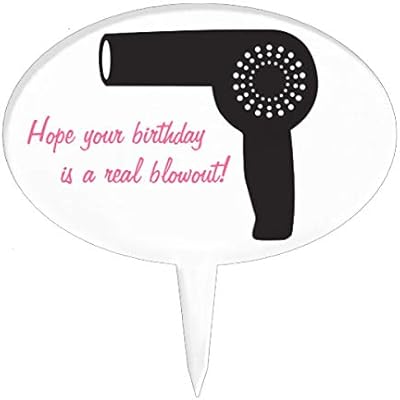 Hair Stylist Hair Dryer Cake Topper Amazon Com Grocery Gourmet