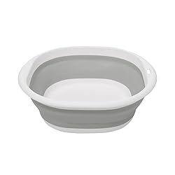 Hershii Collapsible Wash Basin Foldable Washing