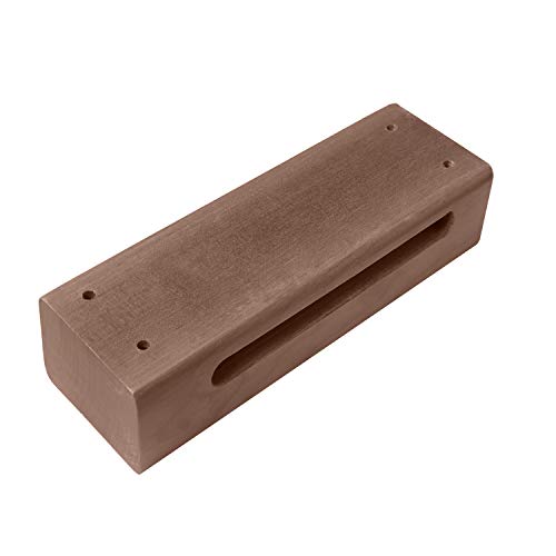 image for SPWOLFRT Wood Block Musical Instrument with Mallet, Natural Finish Sol