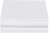 Yorkshire Bedding Flat Sheet Super King 100% Egyptian Cotton White 200TC view 4