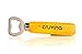Bottle Opener Gift Set: 4 Stainless Steel Openers for Beer and Glass Bottles, Includes Handheld, Refrigerator Magnet, Dogtag and Wallet Sized 11-point Multi Tool in Rustic Burlap Bag