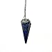 Lapis Lazuli Multifaceted Crystal Dowsing Pendulum or Pendant. Good for Reiki and Crystal Healing.