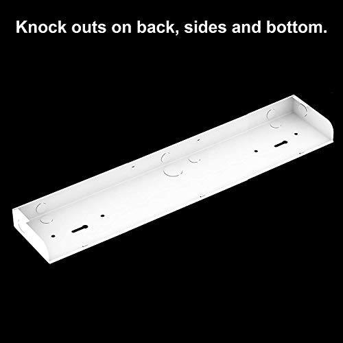 Hardwired LED Under Cabinet Task Lighting - 16 Watt, 24", 1150 Lumen, 3000K (Warm White), Metal Base Frost ...