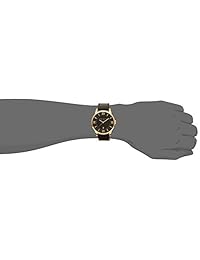 Ted Baker Hombres Vestido 10015153 Deporte Reloj De visualización Negro de cuarzo japonés analógico