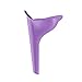 MEIXX Female Urinal Travel Pee funnel, Female Urination Device, Portable Lightweight Spill Proof Reusable Plastic Elderly Pregnant Women Girl Funnel Urine Urinary Device,2 Pcs (Violet)
