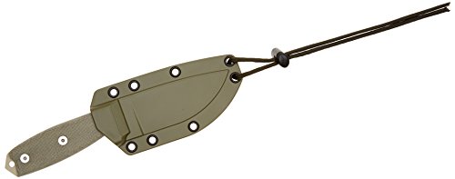 ESEE Unisex – Erwachsene Outdoormesser | Klingenlänge: 9.52 cm-Griff: Micarta-Model 3 Desert Tan Blade, Mehrfarbig, normal – Bild 3