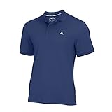 Arctic Cool Men's Solid Instant Cooling Polo with UPF 50+ Sun Protection, Midnight Blue, XXL