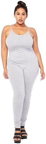 Staand Apparel Women's PLUS Spaghetti Strap Catsuit