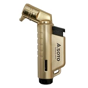 ソト(SOTO) 超小型 強力 耐風 バーナー トーチ ガス 充てん式 軽量 コンパクト ST-A486GL