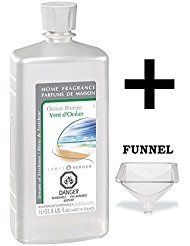 Lampe Berger Fragrance - Ocean Breeze Oil - 33.8 Ounce with FREE Funnel