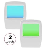 AmerTac 71382CC Forever-Brite Plug-In Night Light, Multi-Color, 2 Pack