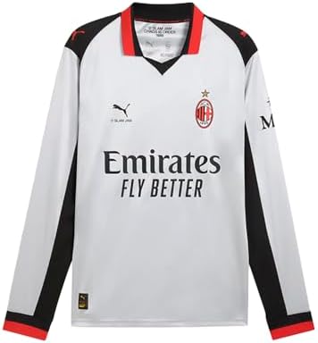 PUMA AC Milan 長袖シャツ Lサイズ Amazon.com: PUMA Men's AC Milan Home L/S Jersey 23/24 (as1, Alpha