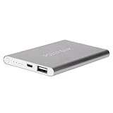 Muxika Ultrathin 12000mAh Portable USB External Battery Charger Power Bank (Silver)