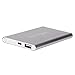 Muxika Ultrathin 12000mAh Portable USB External Battery Charger Power Bank (Silver)