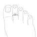 Adjustable Double Open Heart Midi Ring 925 Silver Toe Rings