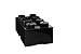 Room Copenhagen, LEGO Mini Box - 1.8 x 1.8 x 1.7 in - Brick 4, Brick 4, Black
