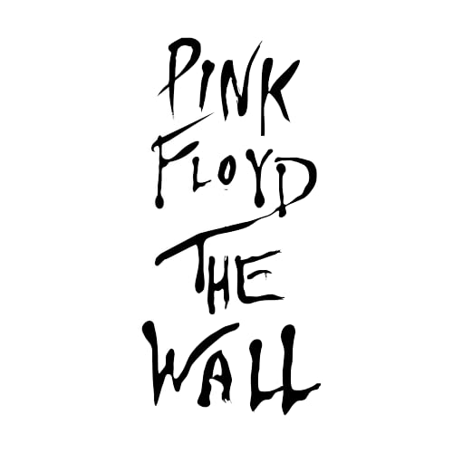 Pink Floyd The Wall Music Band Reusable Stencil A3 A4 A5 Decor Modern DIY / Q67 (Mylar Reusable Stencil, A4 Size - 210 x 297 mm, 8.3 x 11.7 in)