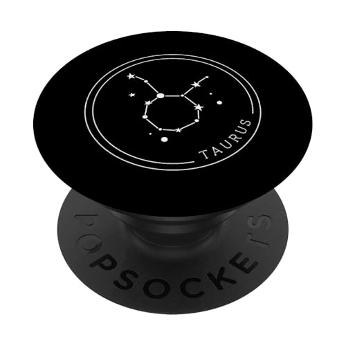 Taurus Zodiac Sign Constellation Horoscope Men Women PopSockets Adhesive PopGrip