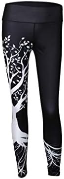 Fashion Tree Printed Women Pants High Waist Fitness Workout Leggings Trousers
