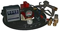 DYNATEX Diesel Transfer Fuel Pump Meter Hose Fittings & Nozzle Kit 12 Volt 30% Bio 12v