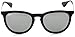 Ray-Ban RB4171 Erika Round Sunglasses, Velvet Black/Grey Mirrored Silver, 54 mm