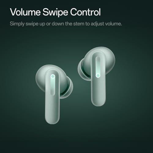 Auriculares inalámbricos Bluetooth OnePlus Buds 4, Zen Green, E513A, intrauditivos, verdaderamente inalámbricos con cancelación activa de ruido